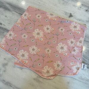 Angel Face Pink Floral Baby Swaddle Blanket Stretchy 0-6 Months